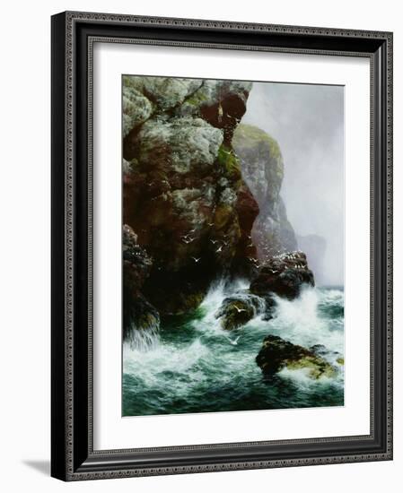 The Fowler's Crag, 1887-Peter Graham-Framed Giclee Print