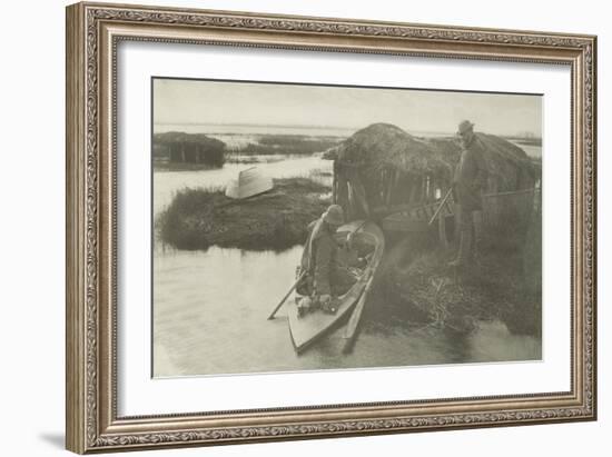 The Fowler's Return, C.1885 (Platinum Print)-Peter Henry Emerson-Framed Giclee Print