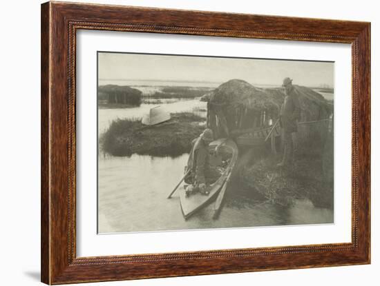 The Fowler's Return, C.1885 (Platinum Print)-Peter Henry Emerson-Framed Giclee Print