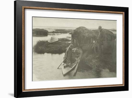 The Fowler's Return, C.1885 (Platinum Print)-Peter Henry Emerson-Framed Giclee Print