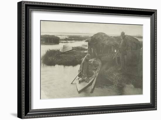 The Fowler's Return, C.1885 (Platinum Print)-Peter Henry Emerson-Framed Giclee Print