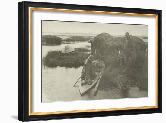 The Fowler's Return, C.1885 (Platinum Print)-Peter Henry Emerson-Framed Giclee Print