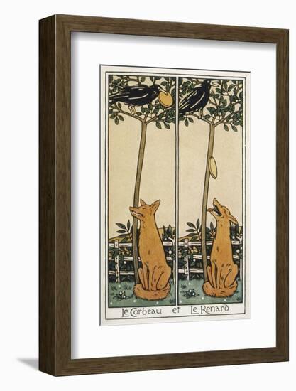 The Fox and the Crow-T.c. Derrick-Framed Photographic Print