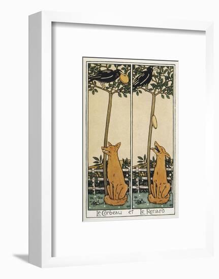 The Fox and the Crow-T.c. Derrick-Framed Photographic Print