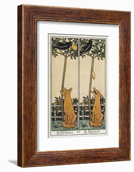 The Fox and the Crow-T.c. Derrick-Framed Photographic Print