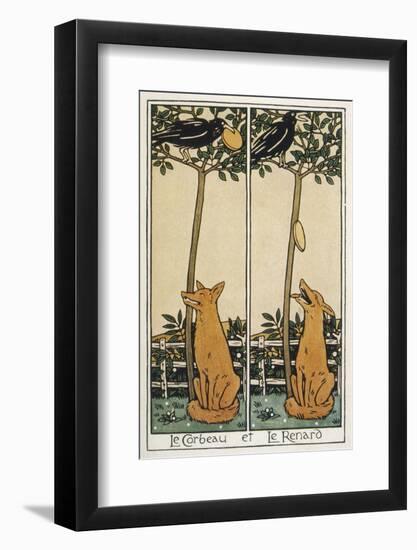 The Fox and the Crow-T.c. Derrick-Framed Photographic Print