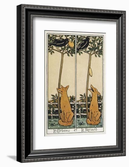 The Fox and the Crow-T.c. Derrick-Framed Photographic Print