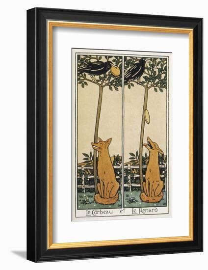 The Fox and the Crow-T.c. Derrick-Framed Photographic Print