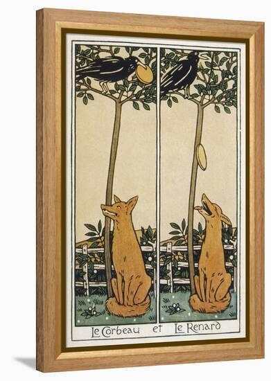 The Fox and the Crow-T.c. Derrick-Framed Premier Image Canvas