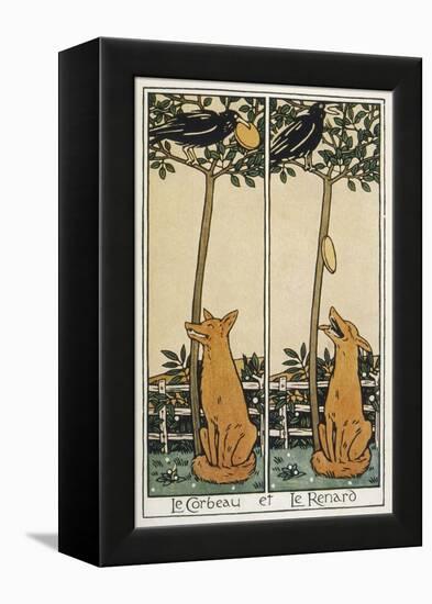 The Fox and the Crow-T.c. Derrick-Framed Premier Image Canvas