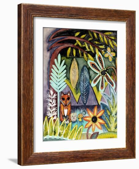 The Fox and the Hedgehog-Wyanne-Framed Giclee Print