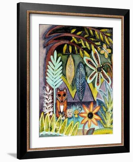 The Fox and the Hedgehog-Wyanne-Framed Giclee Print