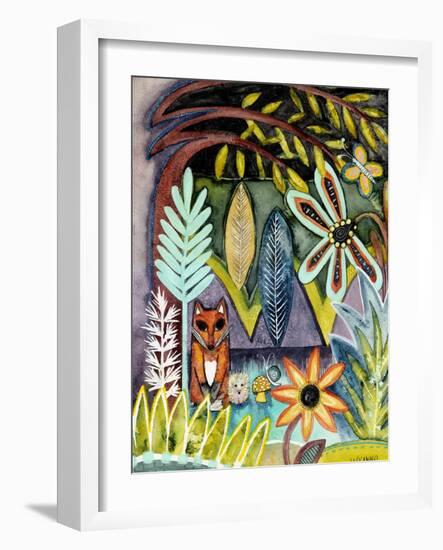 The Fox and the Hedgehog-Wyanne-Framed Giclee Print