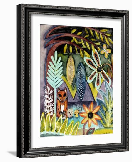 The Fox and the Hedgehog-Wyanne-Framed Giclee Print