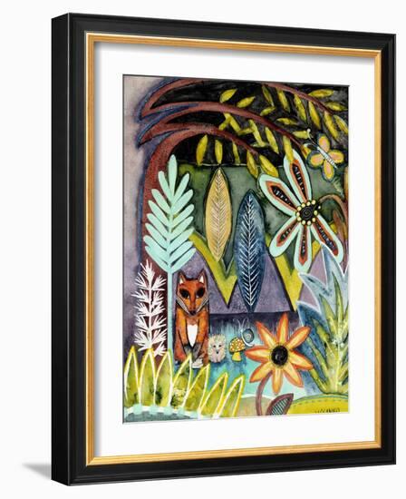 The Fox and the Hedgehog-Wyanne-Framed Giclee Print