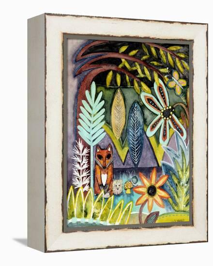 The Fox and the Hedgehog-Wyanne-Framed Premier Image Canvas