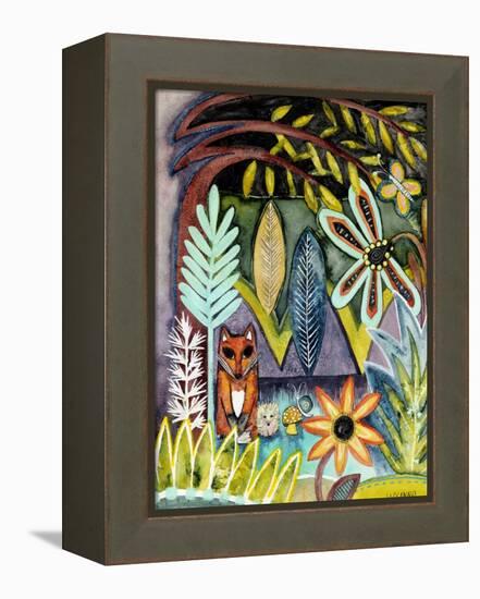 The Fox and the Hedgehog-Wyanne-Framed Premier Image Canvas