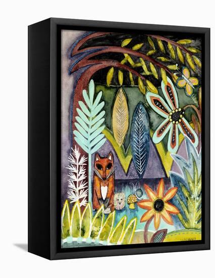 The Fox and the Hedgehog-Wyanne-Framed Premier Image Canvas