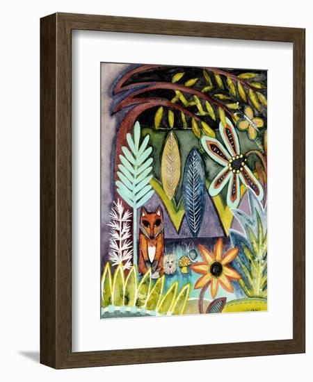 The Fox and the Hedgehog-Wyanne-Framed Giclee Print