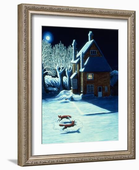 The Fox Dance, 1986-Liz Wright-Framed Giclee Print