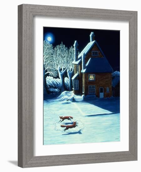 The Fox Dance, 1986-Liz Wright-Framed Giclee Print