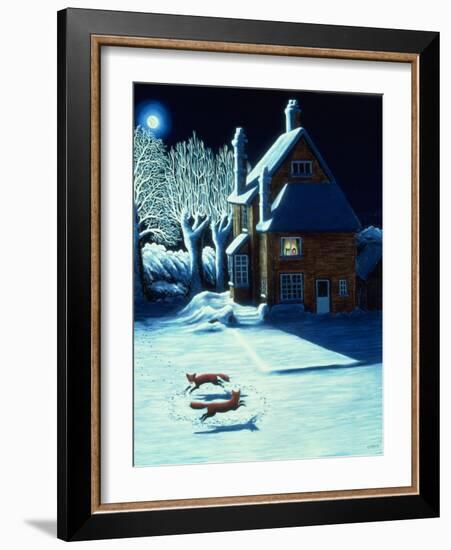 The Fox Dance, 1986-Liz Wright-Framed Giclee Print