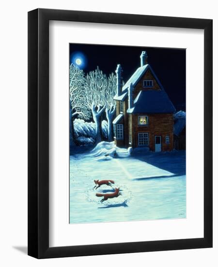 The Fox Dance, 1986-Liz Wright-Framed Giclee Print