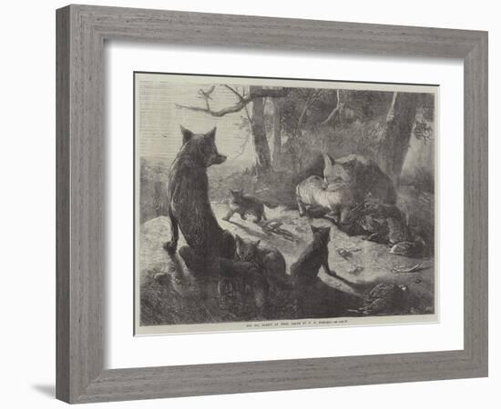 The Fox Family at Home-George Bouverie Goddard-Framed Giclee Print