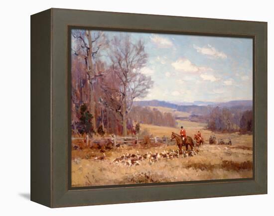 The Fox Hunt-John Frost-Framed Stretched Canvas