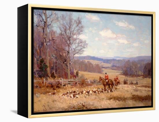 The Fox Hunt-John Frost-Framed Stretched Canvas