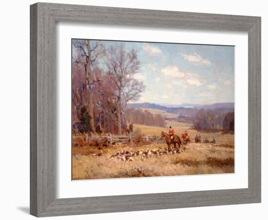 The Fox Hunt-John Frost-Framed Art Print