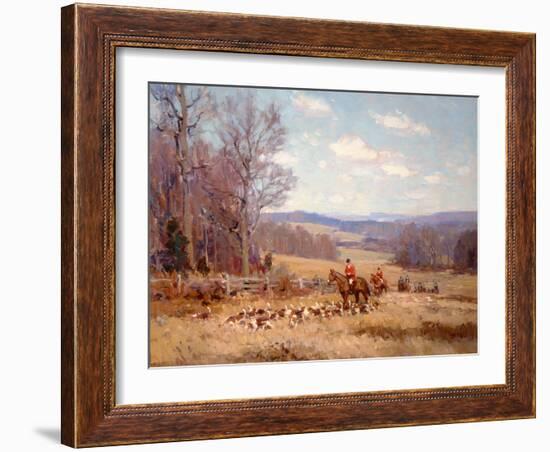 The Fox Hunt-John Frost-Framed Art Print