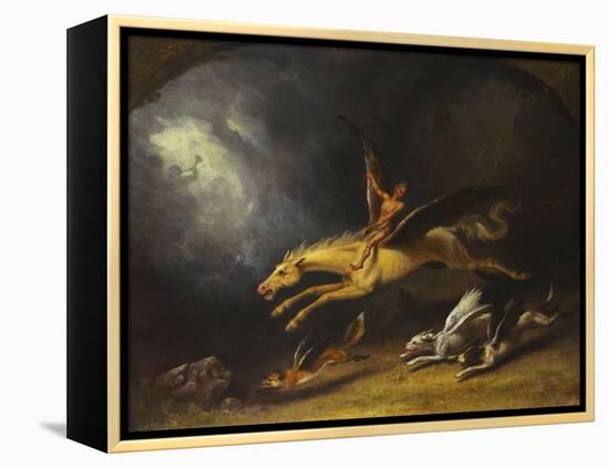 The Fox Hunter's Dream-William Holbrook Beard-Framed Premier Image Canvas