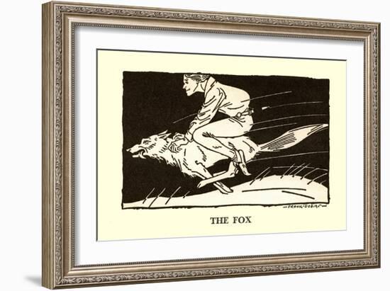 The Fox-Frank Dobias-Framed Art Print