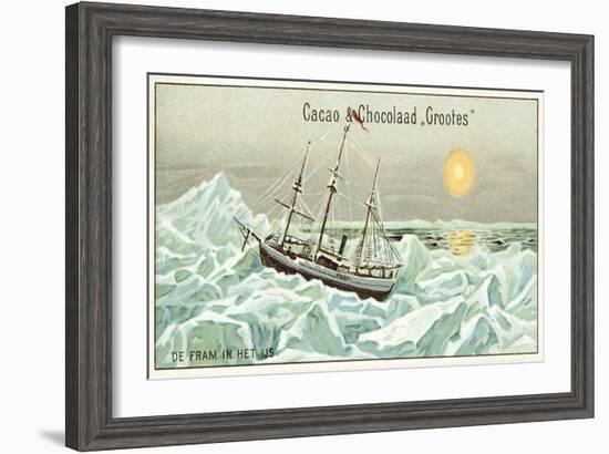 The Fram in the Ice-null-Framed Giclee Print