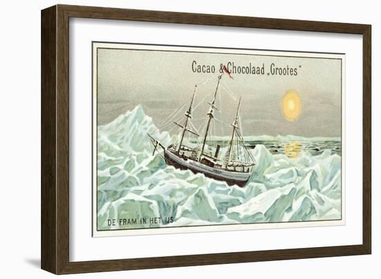 The Fram in the Ice-null-Framed Giclee Print