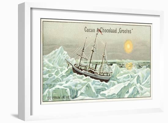 The Fram in the Ice-null-Framed Giclee Print