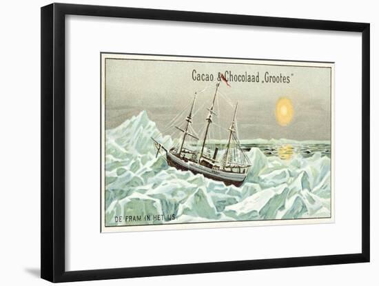 The Fram in the Ice-null-Framed Giclee Print