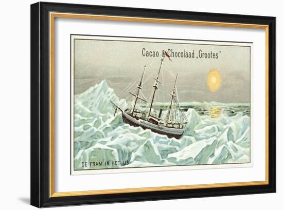 The Fram in the Ice-null-Framed Giclee Print