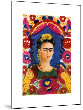 'The Frame' Mounted Print - Frida Kahlo | Art.com