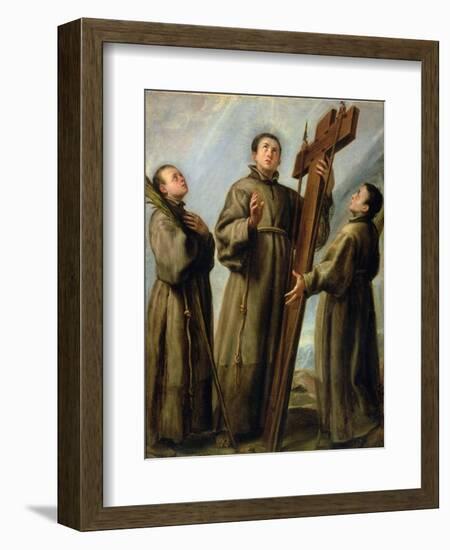 The Franciscan Martyrs in Japan-Don Juan Carreno de Miranda-Framed Giclee Print