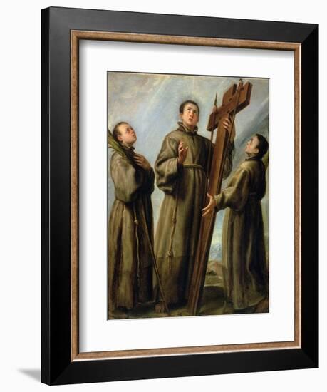 The Franciscan Martyrs in Japan-Don Juan Carreno de Miranda-Framed Giclee Print