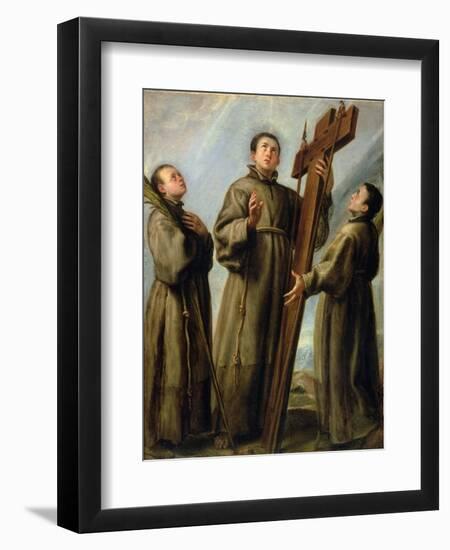 The Franciscan Martyrs in Japan-Don Juan Carreno de Miranda-Framed Giclee Print