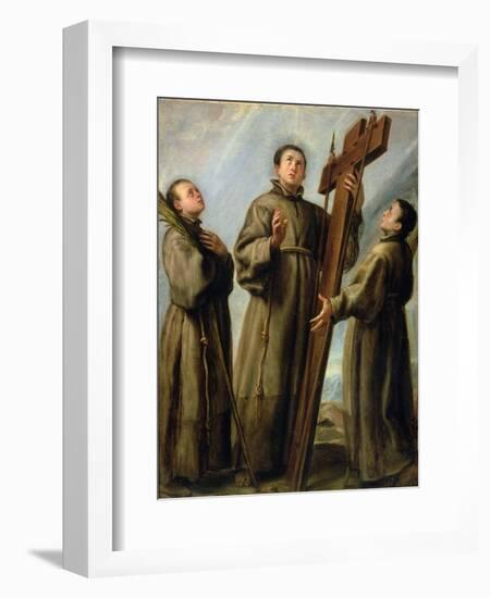 The Franciscan Martyrs in Japan-Don Juan Carreno de Miranda-Framed Giclee Print