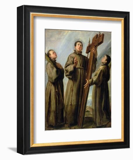 The Franciscan Martyrs in Japan-Don Juan Carreno de Miranda-Framed Giclee Print