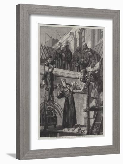 The Franciscan Sculptor-Henry Stacey Marks-Framed Giclee Print