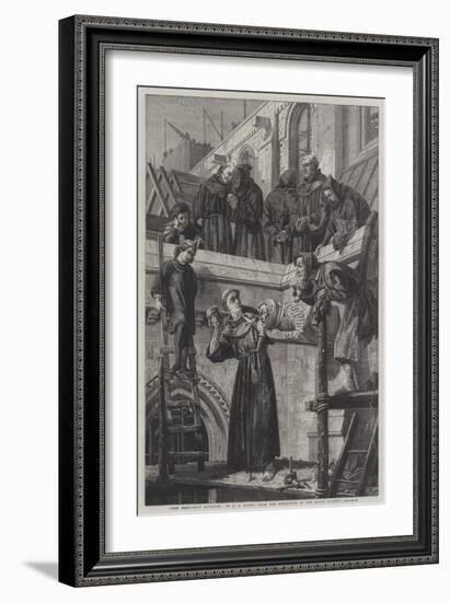 The Franciscan Sculptor-Henry Stacey Marks-Framed Giclee Print