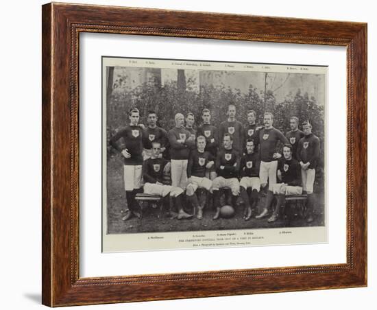 The Frankfort Football Team, Now on a Visit to England-null-Framed Giclee Print