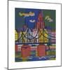 The Frankfurt Cathedral-Ernst Ludwig Kirchner-Mounted Premium Giclee Print