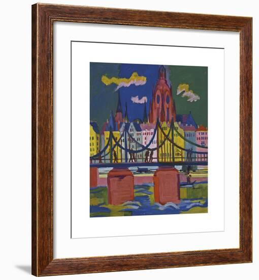 The Frankfurt Cathedral-Ernst Ludwig Kirchner-Framed Premium Giclee Print